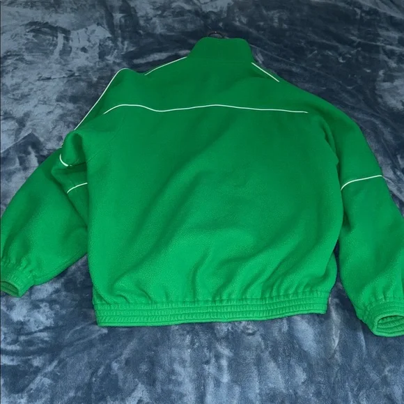 Balenciaga Green Tracksuit Fleece Jacket